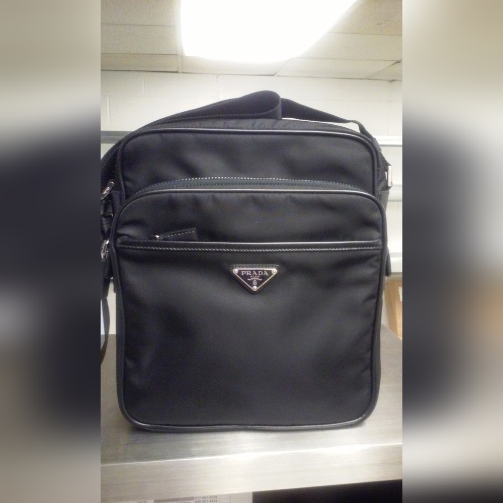 Prada Nylon Messenger Bag unisex